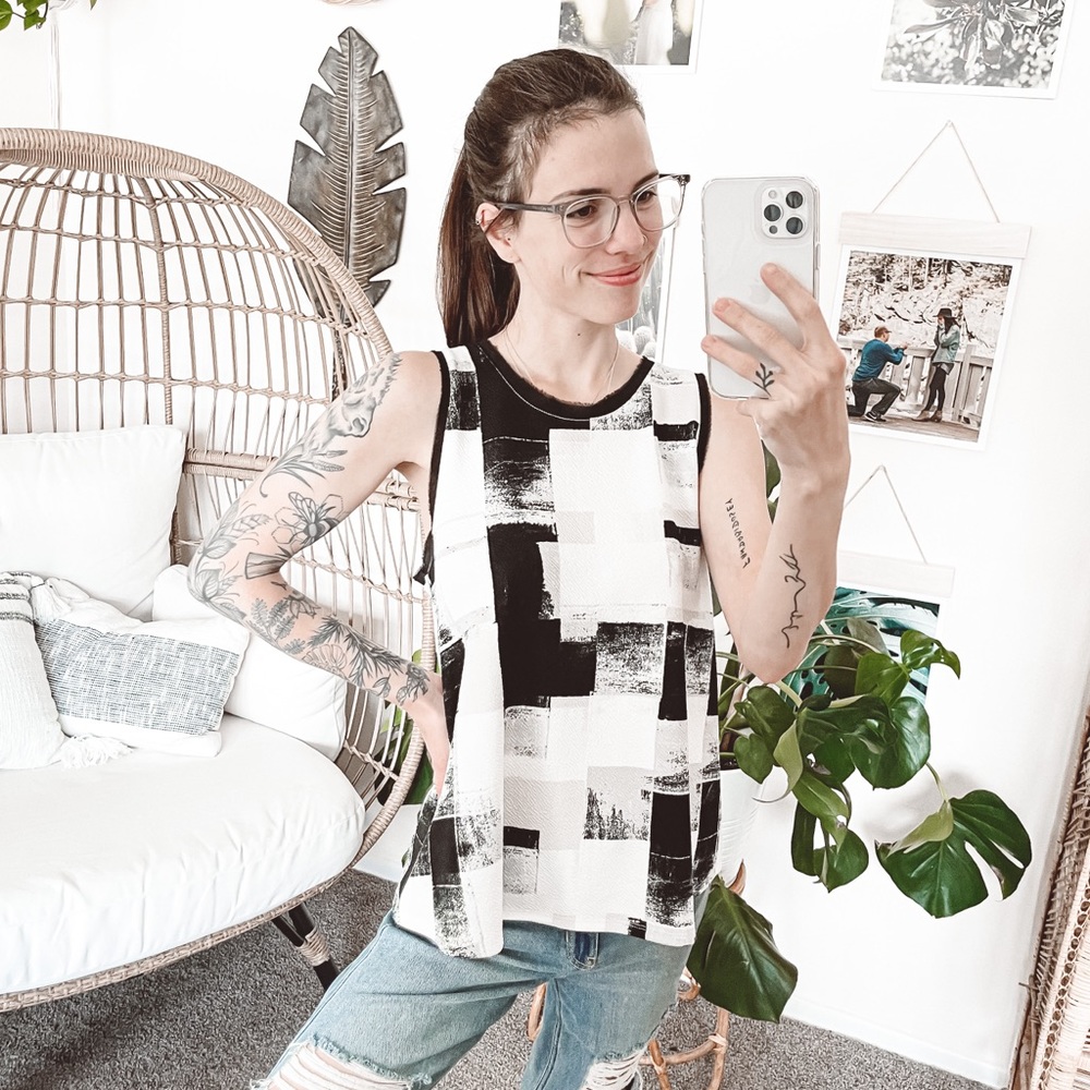 Anthropologie Postmark Anzere Printed Tank